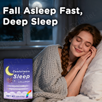Julong OEM Marque Propre Sucette à la Mélatonine Personnalisée pour le Sommeil Saveur de Raisin Biologique Complément Alimentaire pour la Santé Sucette pour le Sommeil