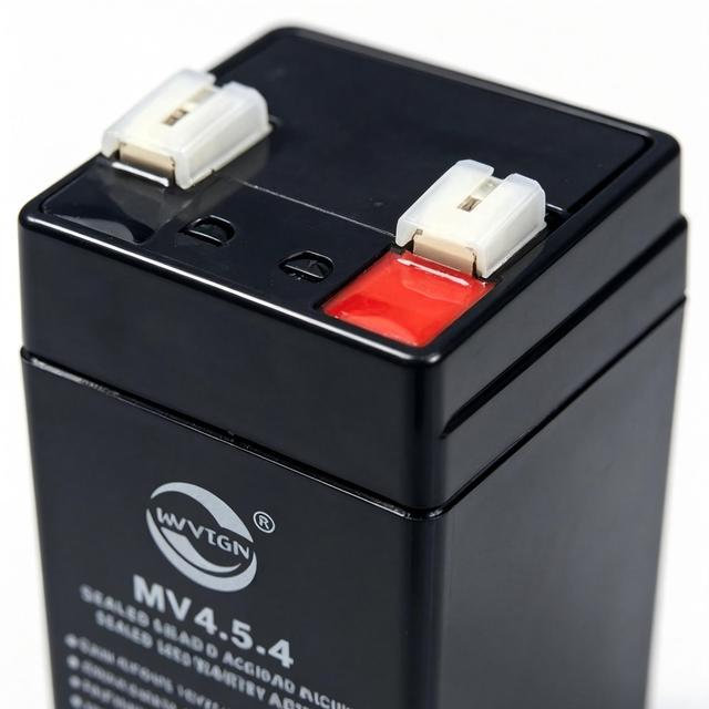 MVVTON 4V4.5Ah AGM Deep Cycle SLA Battery for Security Systems & Solar Panels ROHS/BIS Certified
