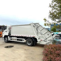 Camion à ordures compacteur ISUZU GIGA 15 CBM 4x2, camion à ordures compacteur japonais pour la collecte des déchets
