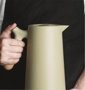 OEM / ODM Bouilloire <span class=keywords><strong>isotherme</strong></span> à double paroi en verre de grande capacité 1000 ml avec coque intérieure en PP et poignée en <span class=keywords><strong>bois</strong></span> - Product Image 3