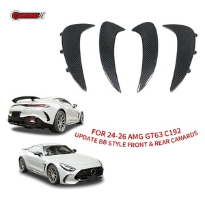 สำหรับ Mercedes AMG GT63 C192 ชุดแต่งกันชนคาร์บอนไฟเบอร์แท้แบบ Pre-Preg รุ่น BB Style พร้อมครีบกันชนหน้า-หลัง ขายส่ง - Product Image 1