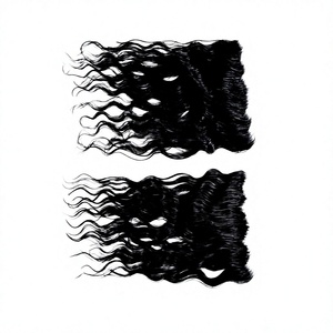 Extensiones de cabello humano con ondas profundas, con frente de encaje para uso diario y peinado en salón. - Product Image 5
