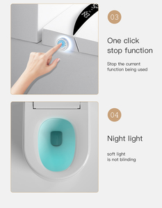 Watermark không có áp lực nước giới hạn thông minh Nước Tủ quần áo phòng tắm tầng gắn hai mảnh tự động thông minh Nhà vệ sinh bát - Product Image 6