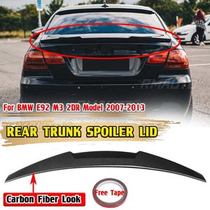 Alerón trasero estilo M4 para BMW E92 M3 2DR Coupé modelo 2007-2013, extensión de alerón para la tapa del maletero. - Product Image 1