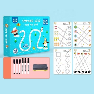 Libro per l'Apprendimento della Scrittura per Bambini, Pratica di Scrittura e Pulizia, Libro Punto <span class=keywords><strong>a</strong></span> Punto per Asilo - Product Image 6