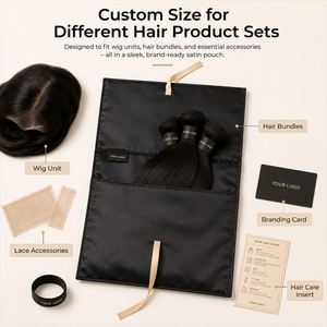 Boîte cadeau en satin avec coutures de qualité supérieure, enveloppe pour bijoux, avec autocollants découpés pour une identité de marque personnalisée - Product Image 3