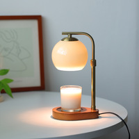 Lampe à cire fondante aromathérapeutique sans flamme, hauteur réglable, pour chambre à coucher, salon, ambiance lumineuse chaude, style lampe d'ambiance
