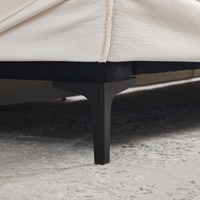 Nouveau canapé-lit en chenille avec structure en bois massif pour hôtel, couleur personnalisée, en forme de L, 3 places, pour salon