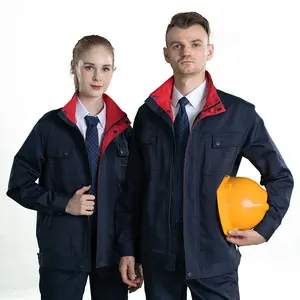 Men's Workwear Suit Labor Protective Clothing for Welder Factory Workshop Uniform for Auto Repair Work