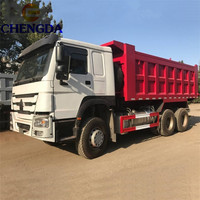 Camion benne lourd Howo 6x4 30t, neuf, transmission manuelle, moteur diesel Weichai, norme d'émission Euro 2, conduite à gauche