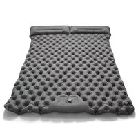 Matelas de couchage gonflable double ultra-léger en TPU pour camping en extérieur, large et étanche à l'humidité