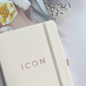 Cuaderno de Tapa Dura de Cuero PU con Páginas en Blanco <span class=keywords><strong>para</strong></span> Interiores, Personalizable al por Mayor, <span class=keywords><strong>para</strong></span> Promoción Empresarial, Encuadernación Cosida, 192 Páginas - Product Image 3