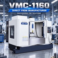Centre d'usinage vertical CNC VMC1160 avec commande SYNTEC, machine de fraisage CNC haute précision