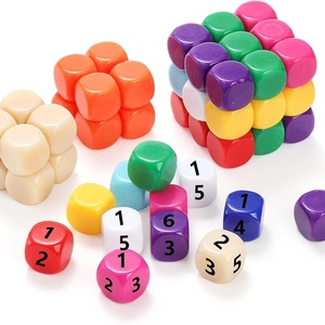 Bán buôn các loại màu sắc Acrylic <span class=keywords><strong>DICE</strong></span> Cubes góc tròn 16mm D6 trống <span class=keywords><strong>DICE</strong></span> cho trò chơi hội đồng quản trị - Product Image 2
