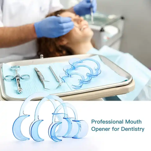 คุณภาพสูง <span class=keywords><strong>C</strong></span> รูปร่างพลาสติกทิ้งฟันไวท์เทนนิ่งที่เปิดปาก Lip แก้ม Retractor สําหรับทันตกรรมใช้ - Product Image 4