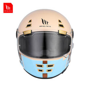 Casque de moto intégral rétro unisexe MTHELMETS JARAMA, nouveau modèle, en ABS, fermeture rapide, pour toutes les saisons, course - Product Image 4