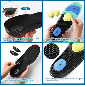 6-delige Verstelbare Boog Ondersteuning Orthopedische Schokabsorptie Binnenzool Juiste Booghouding Voorkomen Plantaire Fasciitis Inzetstukken - Product Image 3