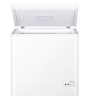 Petite capacité Mini 60L Commercial Portable Congelador haut ouvert porte unique coffre congélateur horizontal pour la maison en plein air