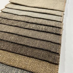 100% Polyester giả vải lanh cho nhà dệt may Trọng lượng nhẹ xe Ghế Bọc Lót cho sofa đệm và đồ chơi - Product Image 3