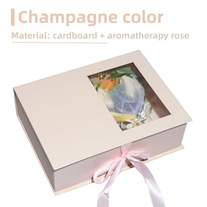 Custom High-End Paperboard Gift <b>Box</b> Eternal Flower Perfume <b>Box</b> for Mother's Day Minimum Order 50pcs Wholesale Stamping Folder - Product Image 6