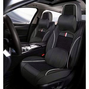 All-in-one Universal <b>Leather</b> <b>Car</b> <b>Seat</b> <b>Covers</b> with Cushions, 9-piece Set, Offering Premium comfort and Style - Product Image 2