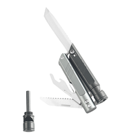 Outils d'extérieur multifonctionnels Couteau de poche pliant en acier inoxydable pour le camping