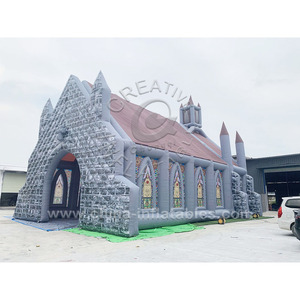 Tema personalizzato Blow <span class=keywords><strong>up</strong></span> castello gonfiabile casa stregata tenda gonfiabile per tutti i santi giorno - Product Image 6