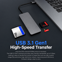 Lecteur de cartes USB 3.0 haute vitesse SD TF MicroSD 2 en 1 pour iPhone Android GoPro DJI Drone Dash Cam Action Cam Adaptateur de carte mémoire