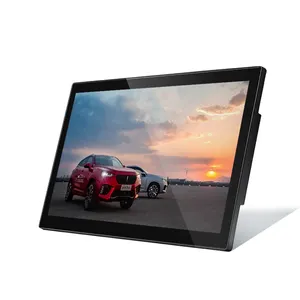 13.3 inç duvara monte dokunmatik ekranlı tablet pc ultra ince endüstriyel hepsi bir panel pc Android işletim sistemi ile