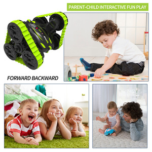 2024 mới ngoài trời đồ chơi 2.4G 4WD RC diễn viên đóng thế xe Crawler + Bánh xe 360 độ xoay RC xe - Product Image 4