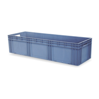 EU9412 Prix d'usine, boîte de stockage logistique en plastique réutilisable, robuste, empilable, écologique, recyclable