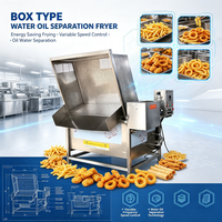 Friteuse commerciale automatique 500L pour poulet frit et frites, à gaz/électrique, pour arachides enrobées