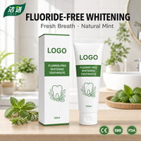 Dentifrice Blanchissant au Thé Vert Anti-Caries pour Adultes, Usage Domestique, Vente en Gros, Logo Personnalisé, OEM ODM, Menthe Naturelle, Sans Fluor, Nettoyage en Profondeur