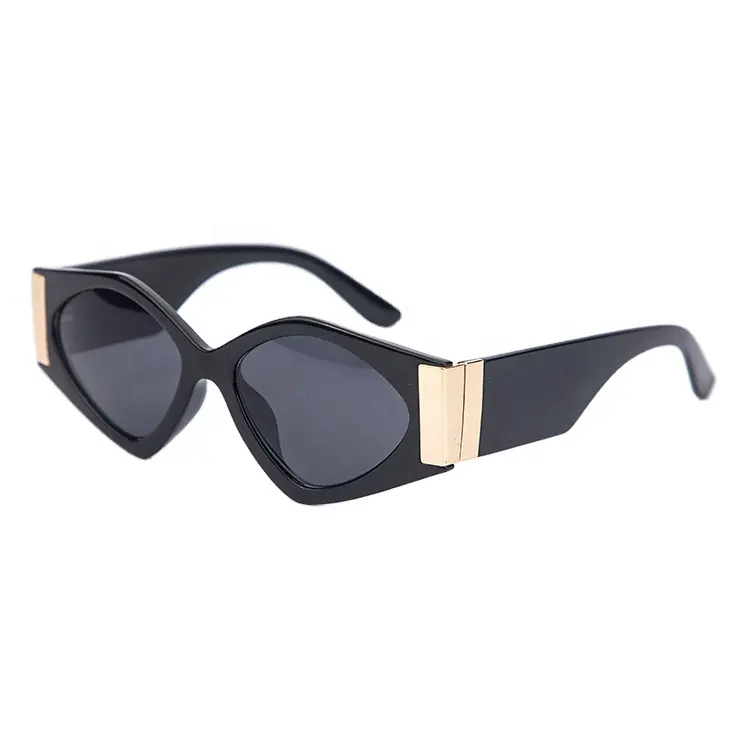 latest 2022 lunette customized vendors small oval lady sunglasses gafas cat eye design women sun glasses sunglasses