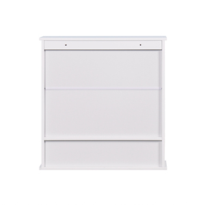 Gabinete de Baño Blanco para Montar en la Pared con 2 Puertas con Espejo y Estante Ajustable - Product Image 5