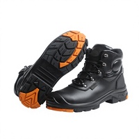 Chaussures de sécurité en cuir véritable JIANKUN CE S3 SR, embout en acier, anti-perforation, anti-impact, bottes de travail unisexes, antidérapantes, hiver, usine