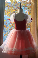 Nouvelle robe de costume de ballet Giselle pour filles et adultes, jupe de danse professionnelle en velours et tulle, modèle robe en tulle - 47