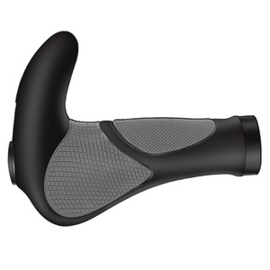 Puños para manillar de bicicleta de 22,2 mm, modelo clásico moldeado de una pieza con asa auxiliar para bicicletas de montaña - Product Image 2