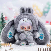 Sugar Heart Lily Rabbit Town Warm Whispering Series Llavero de Peluche Sorpresa, Figura de Juguete Artístico de Moda, Mini Peluche, Colgante para Bolso