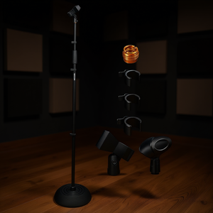 Soporte de micrófono de pedestal Db Ms Rbp5 de alta resistencia, altura ajustable para escenario, canto, estudio, accesorio para micrófono - Product Image 2