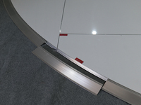 Piste de danse ronde portable de 32 pieds (9,75 m) de diamètre pour événements en plein air, en intérieur, mariages et fêtes
