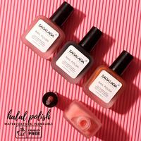 Vernis à ongles Halal respirant, perméable à l'eau, compatible Wudu, végétalien, non toxique, sans cruauté, longue tenue pour musulmanes