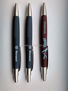 Stylos publicitaires en plastique avec logo personnalisé de l'hôtel Sheraton, stylo à bille à encre noire et bleue, écriture fluide - Product Image 3