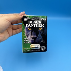 Cápsulas Black Panther 500k al por Mayor, Cápsulas Suaves Multiplanta Black Panther, Dosis Individual, Cuidado Equilibrado para Hombres Adultos - Product Image 5