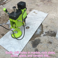 Perceuse de table électrique mini à ventouse, petite perceuse de table électrique avec outils pour verre et carreaux de céramique