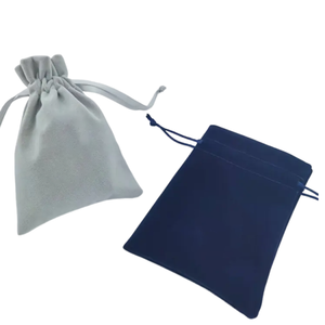 Borsa <span class=keywords><strong>a</strong></span> tracolla con coulisse in velluto con Logo personalizzato Multi-formato antipolvere per gioielli cosmetici per scarpe - Product Image 2