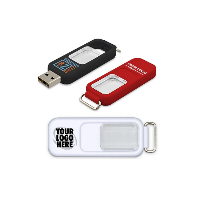 Gitral OEM USB Flash Drive Crystal Transparent 4G/8G/16G/32G/64G/128G/256G Pendrive Business Wedding Gift