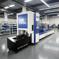 CORAL CRL-6012QG-A 3000W Máquina de Corte Láser de Fibra CNC Automática Directa de Fábrica para Procesamiento de Tubos Metálicos Redondos y Cuadrados