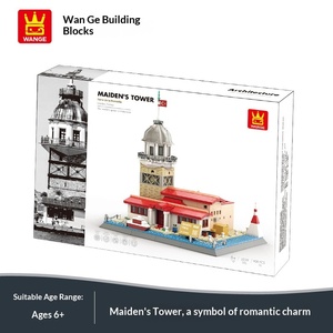 Modellino da Costruire WG5229 <span class=keywords><strong>Torre</strong></span> Turca con Vista sulla Strada, Giocattolo Assemblabile, Ornamento da Scrivania - Product Image 3