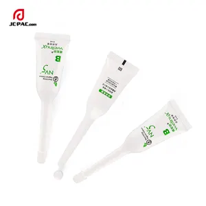 5ml 10ml Mini Size Plastic Pharmaceutical Disposable Tube for One Time Use Long Nozzle Tip Vaginal Gel Packaging Tube
